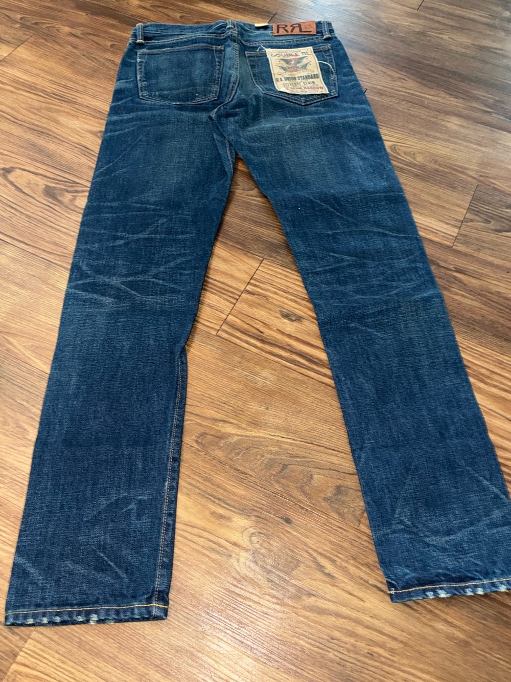 RRL Selvedge Slim Narrow Grandfalls Wash Jeans - Picture 11 of 16